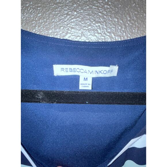 Rebecca Minkoff Tambourine Professional Business Preppy Stripe Cap Sleeves Dress - Picture 6 of 12